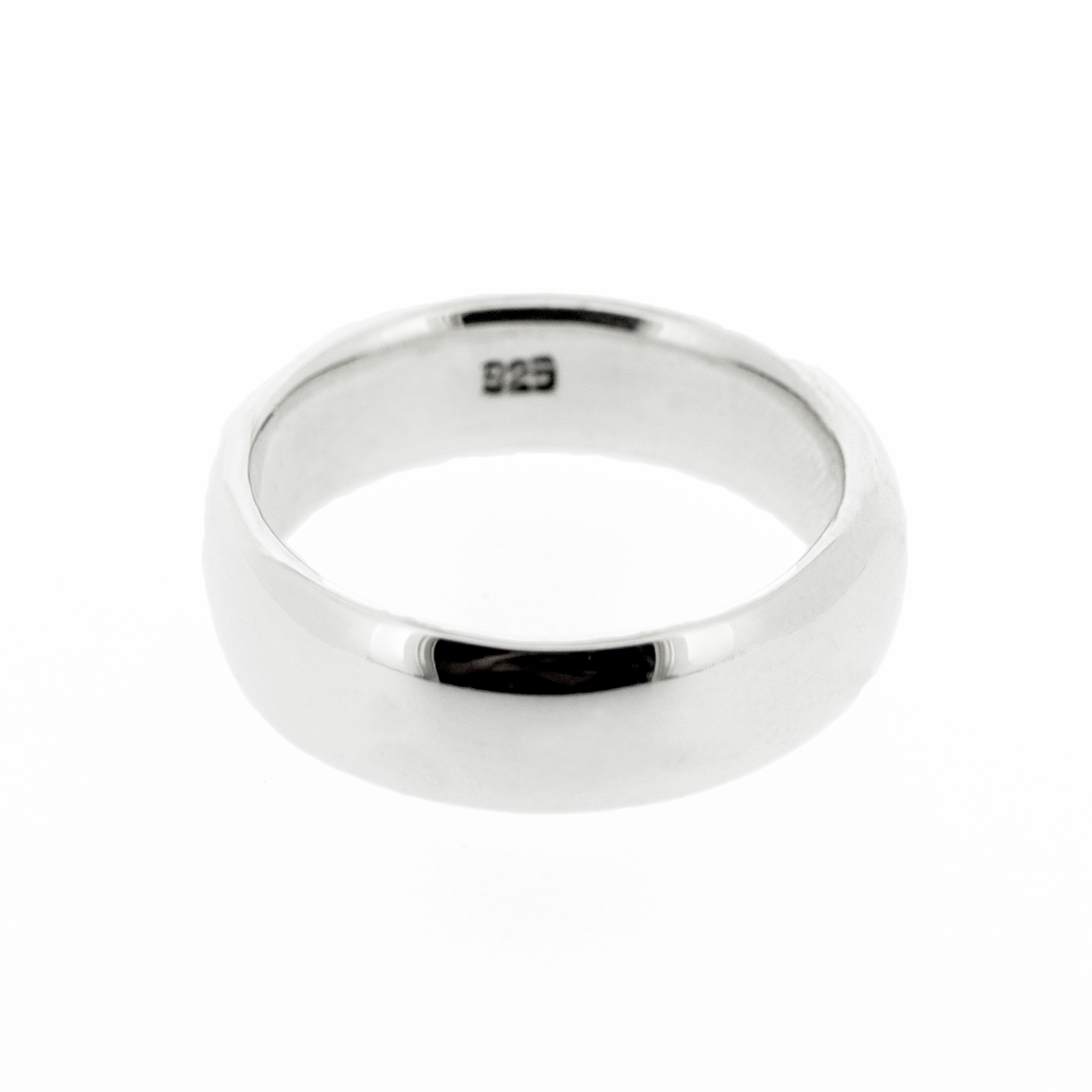 Simply Silver D Shape Band Ring