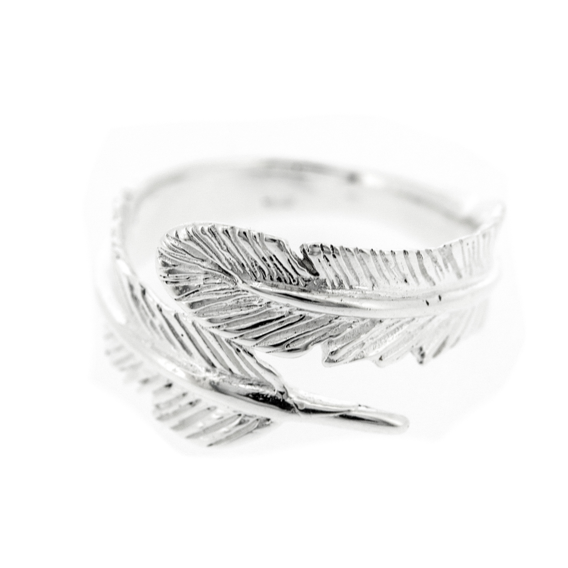 Simply Silver Feather Ring