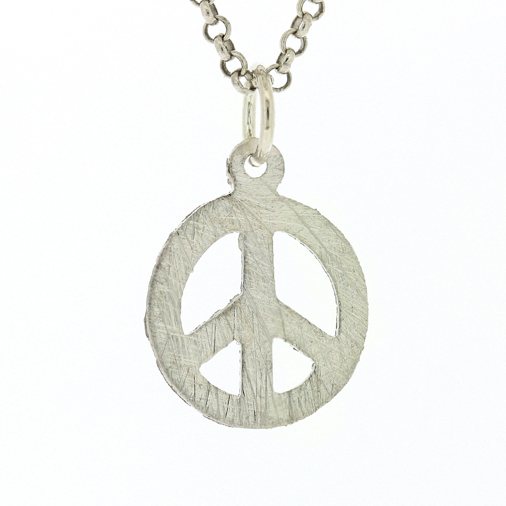  Simply Silver Peace Pendant
