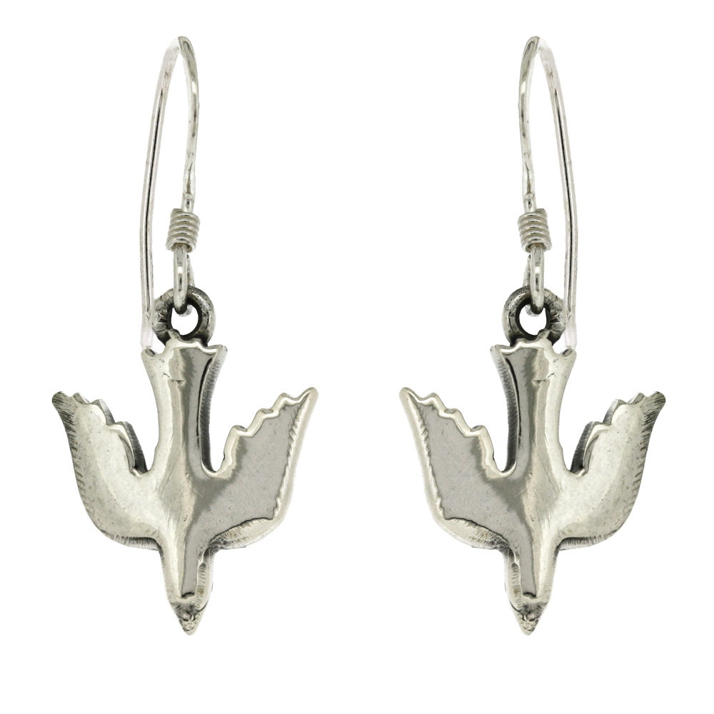Simply Silver Swallow Drop Earrings