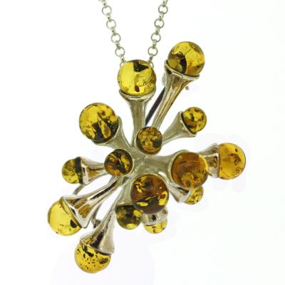 Amber Romance Pendant/Brooch