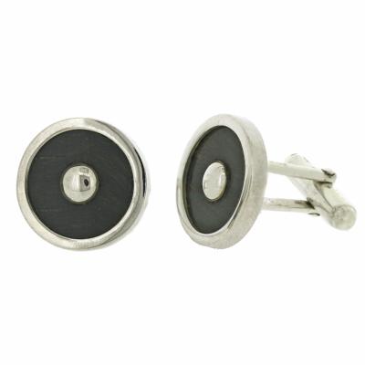 Fervour Round Stone Cufflinks