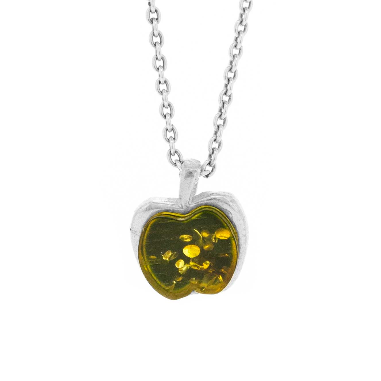 Amber Art Little Apple Pendant