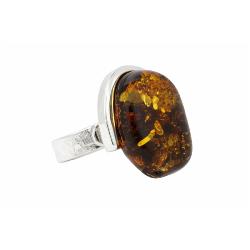 Bespoke Cognac Amber Ring