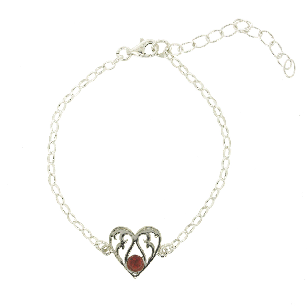 Classic Amber Burning Love Bracelet