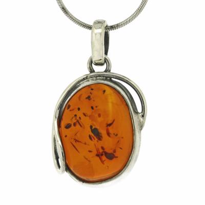 Bespoke Cognac Amber Pendant