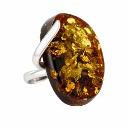 Bespoke Green Amber Ring