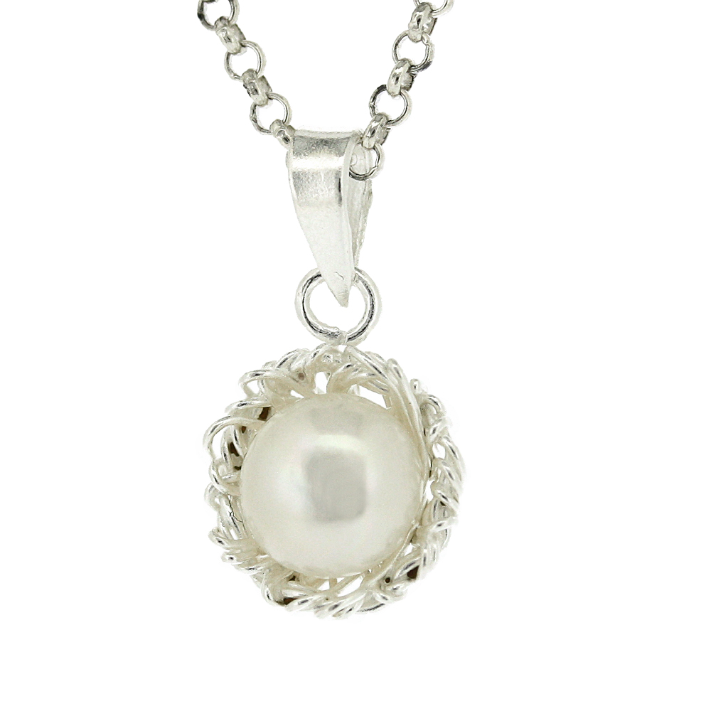 Silver Creation Magpie Nest Pendant 