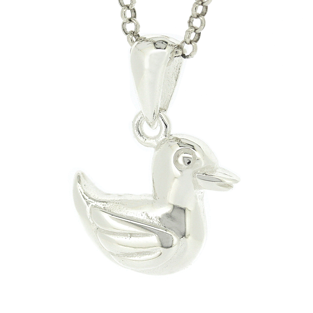 Silver Creation Baby Duck Pendant