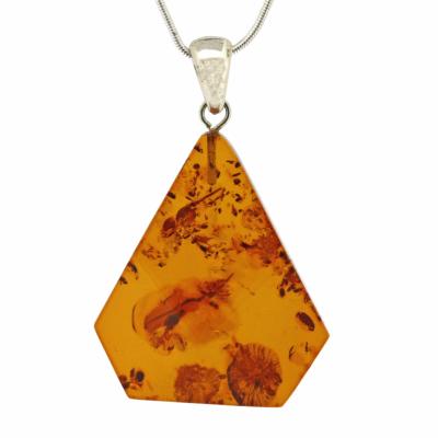 Bespoke Cognac Amber Pendant 