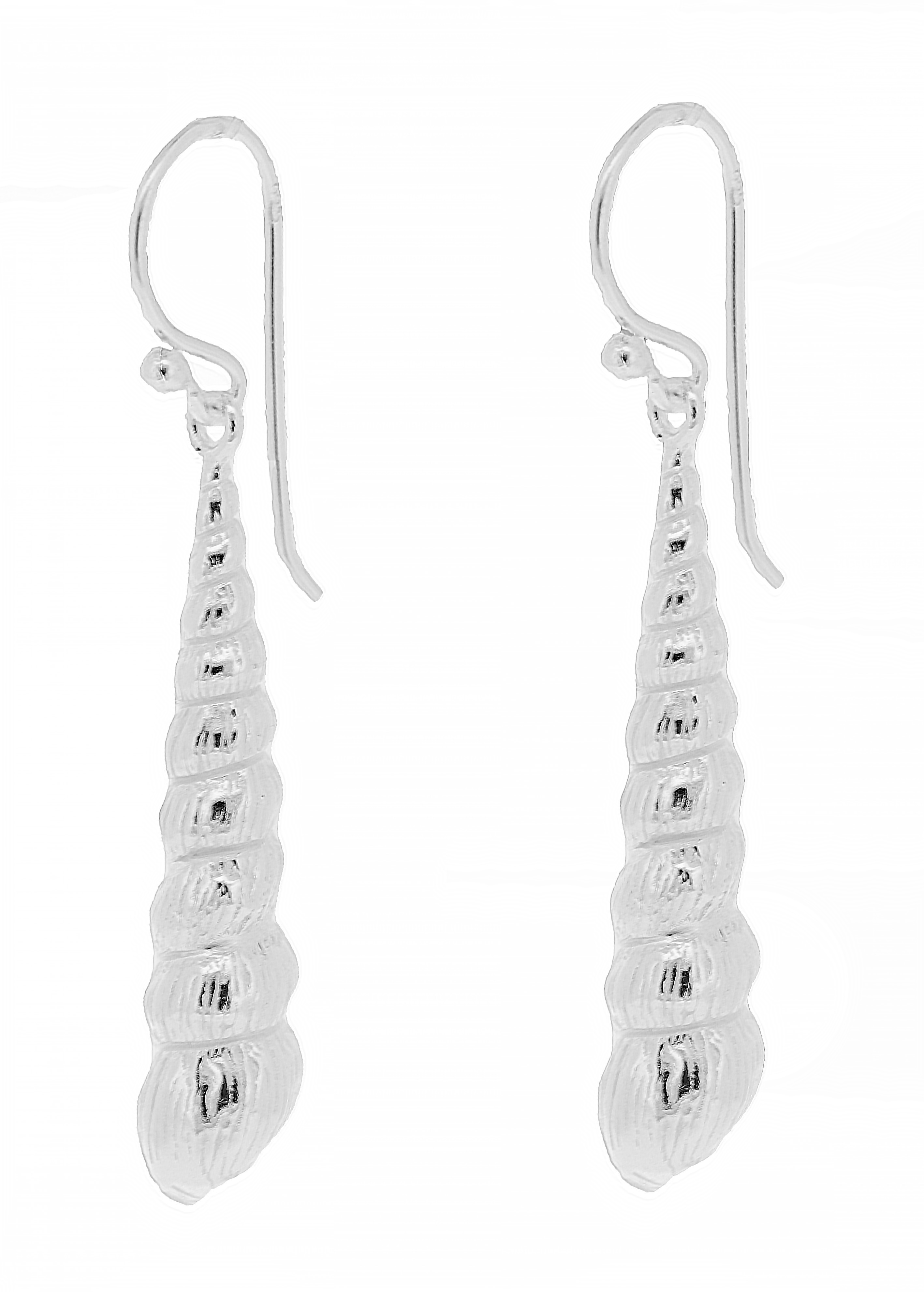 Silver Creation  Auger Shell Earrings
