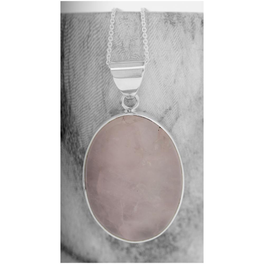 Bespoke Rose Quartz Pendant