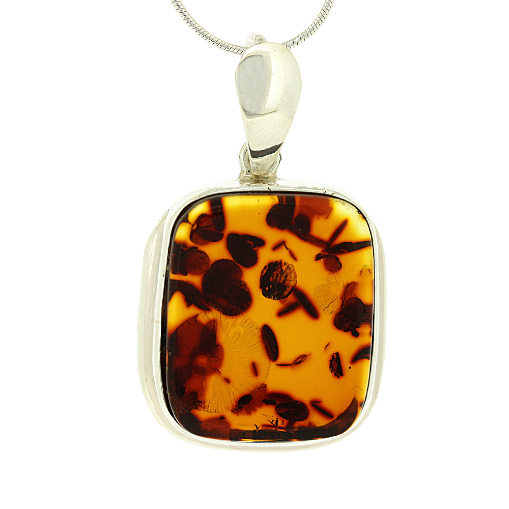 Bespoke Cognac Amber Pendant 