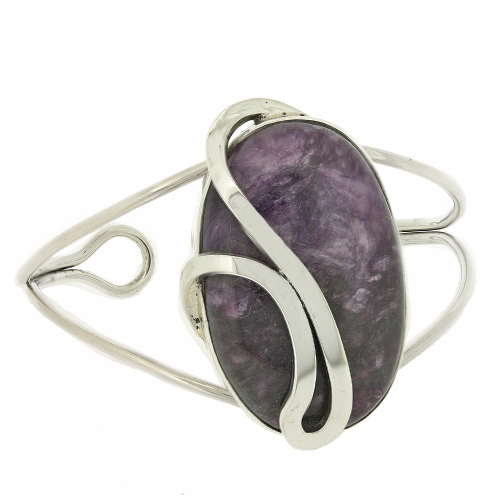 Bespoke Charoite Bangle