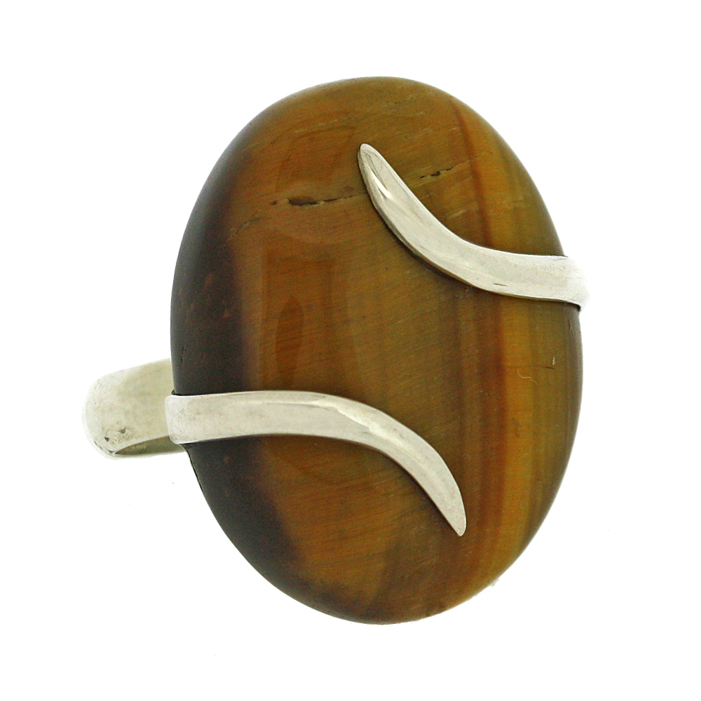 Bespoke Tigers Eye Ring