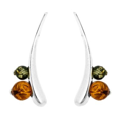 Classic Amber Poise Mixed Studs