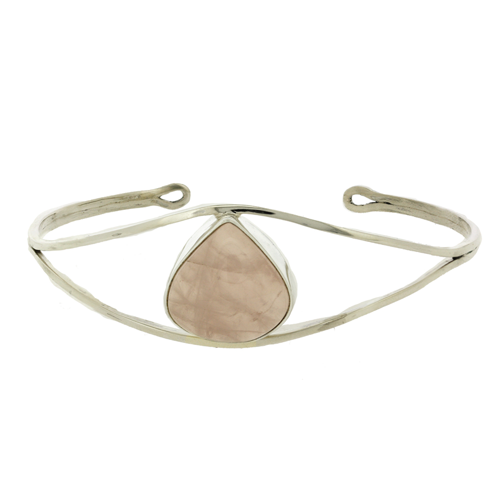 Bespoke Rose Quartz Bangle