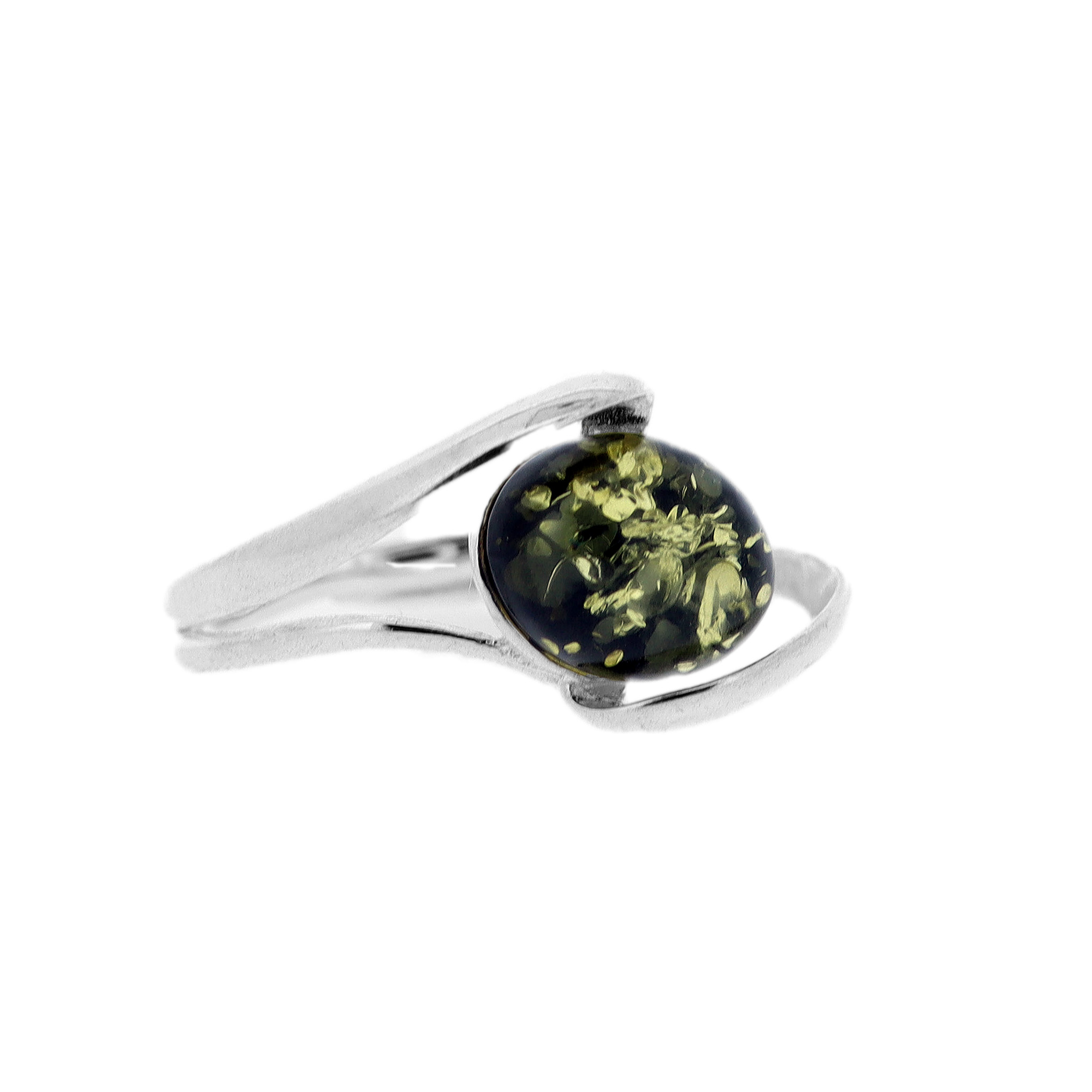 Classic Amber Twist Ring