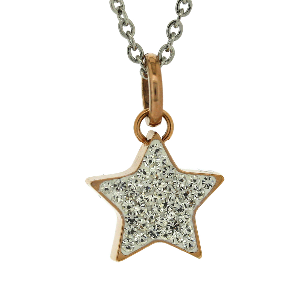 Nova Steel Cubic Zirconia Star 