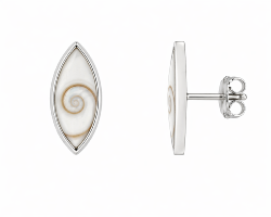 Bemine Shivas Eye Marquise Stud Earrings