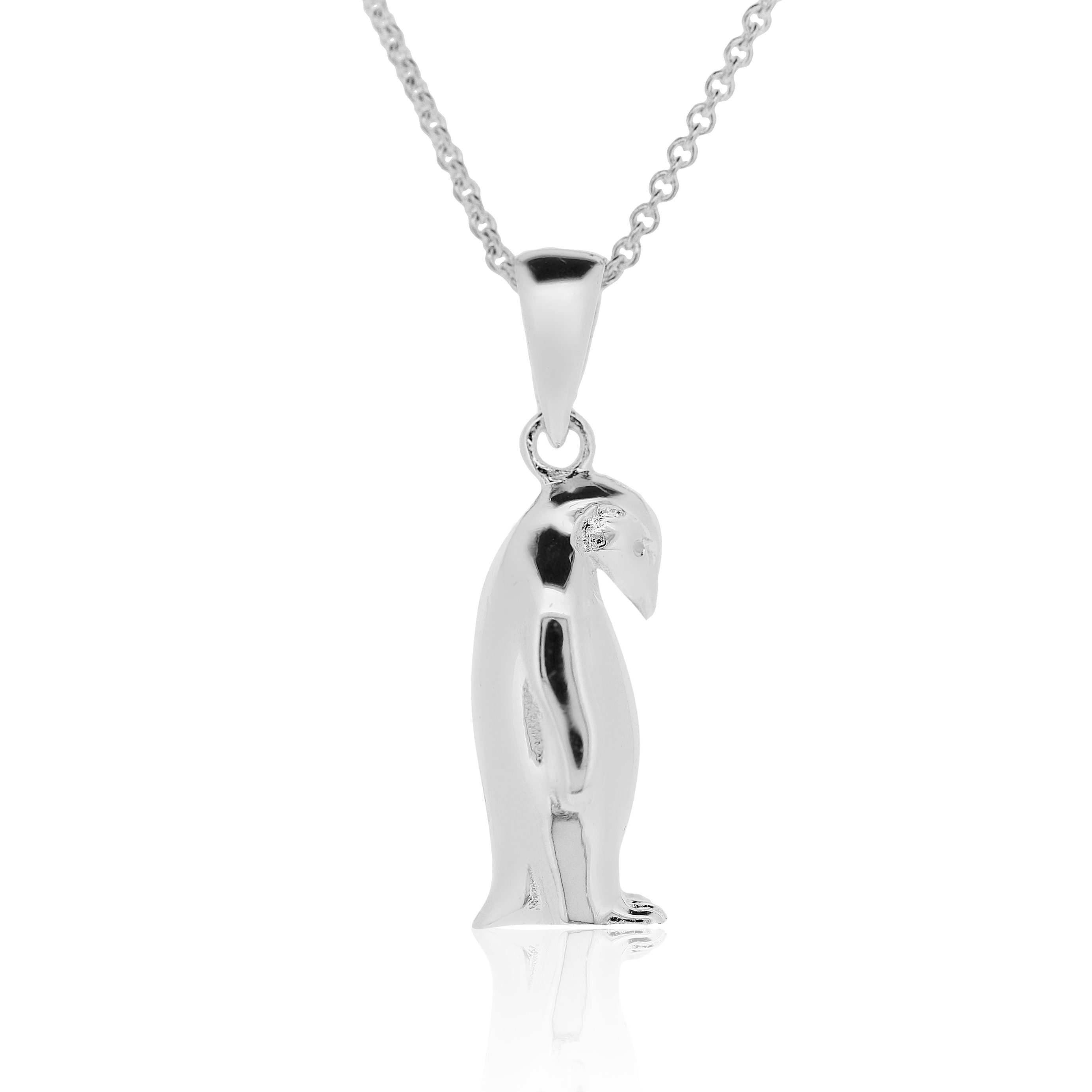 Silver Creation Penguin Pendant