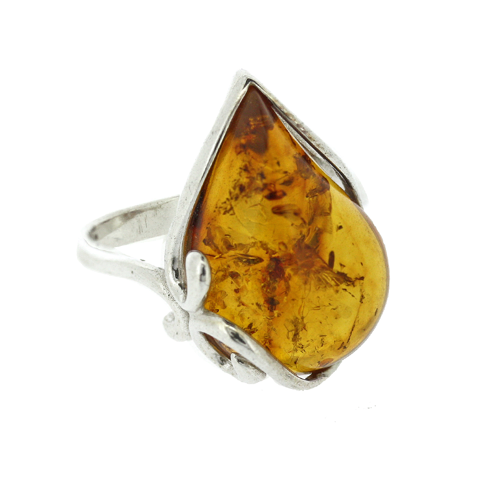 Classic Amber Hawaii Ring