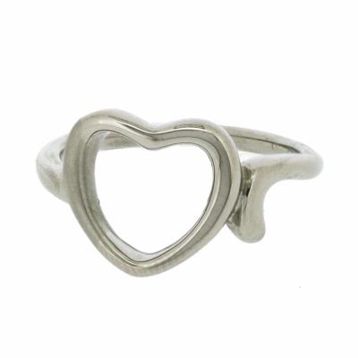 Nova Steel Cut Out Heart Ring
