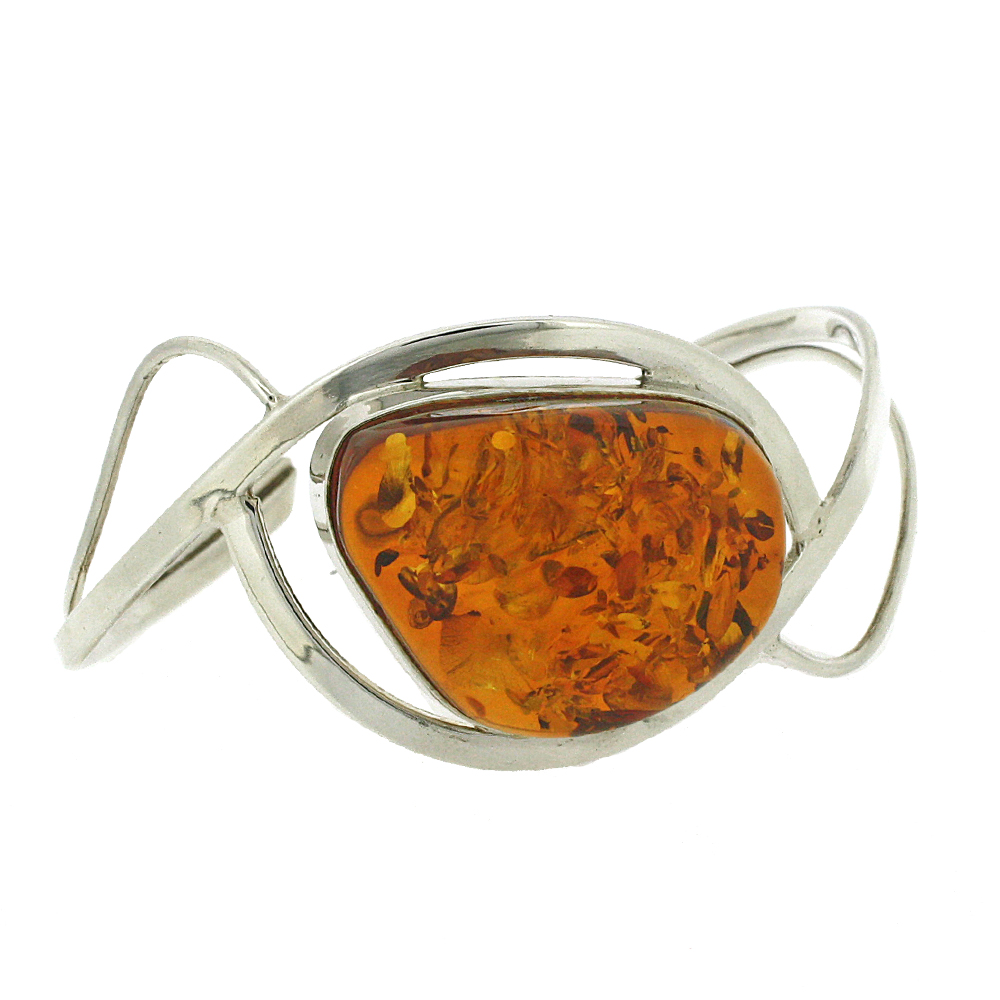 Bespoke Cognac Amber Cuff