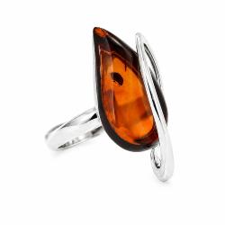 Amber Art 'Elm' Ring