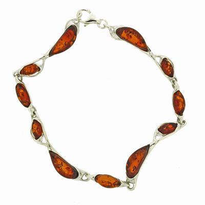 Classic Amber "Style" Cognac Amber Bracelet 