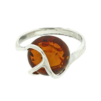 Classic Amber "Tiny Orion" Cognac Ring