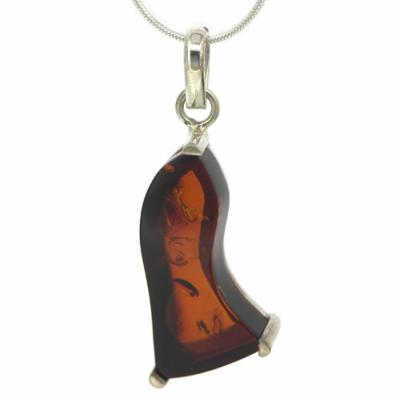 Bespoke Abstract Amber Pendant