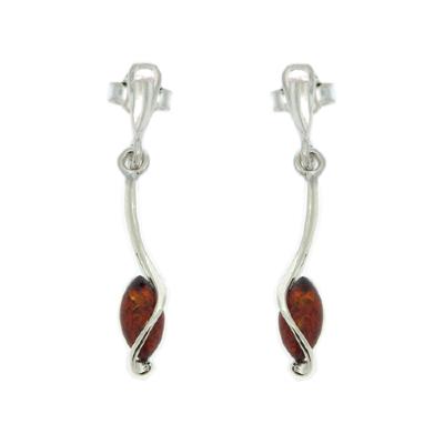 Classic Amber Cognac Sacred Earrings