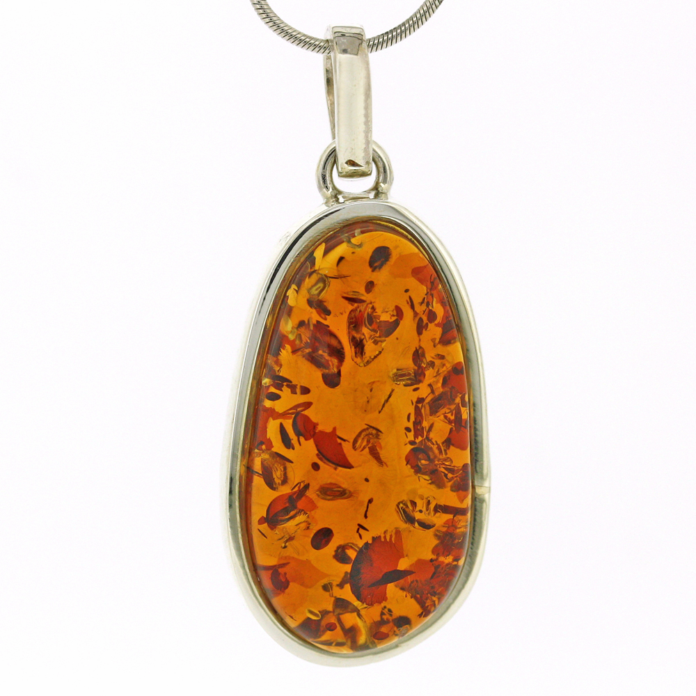 Bespoke Cognac Amber Pendant 