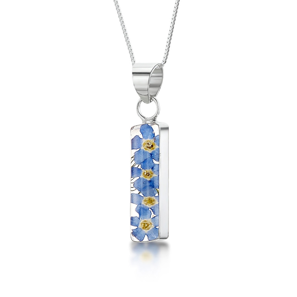 Shrieking Violet Forget me not Pendant