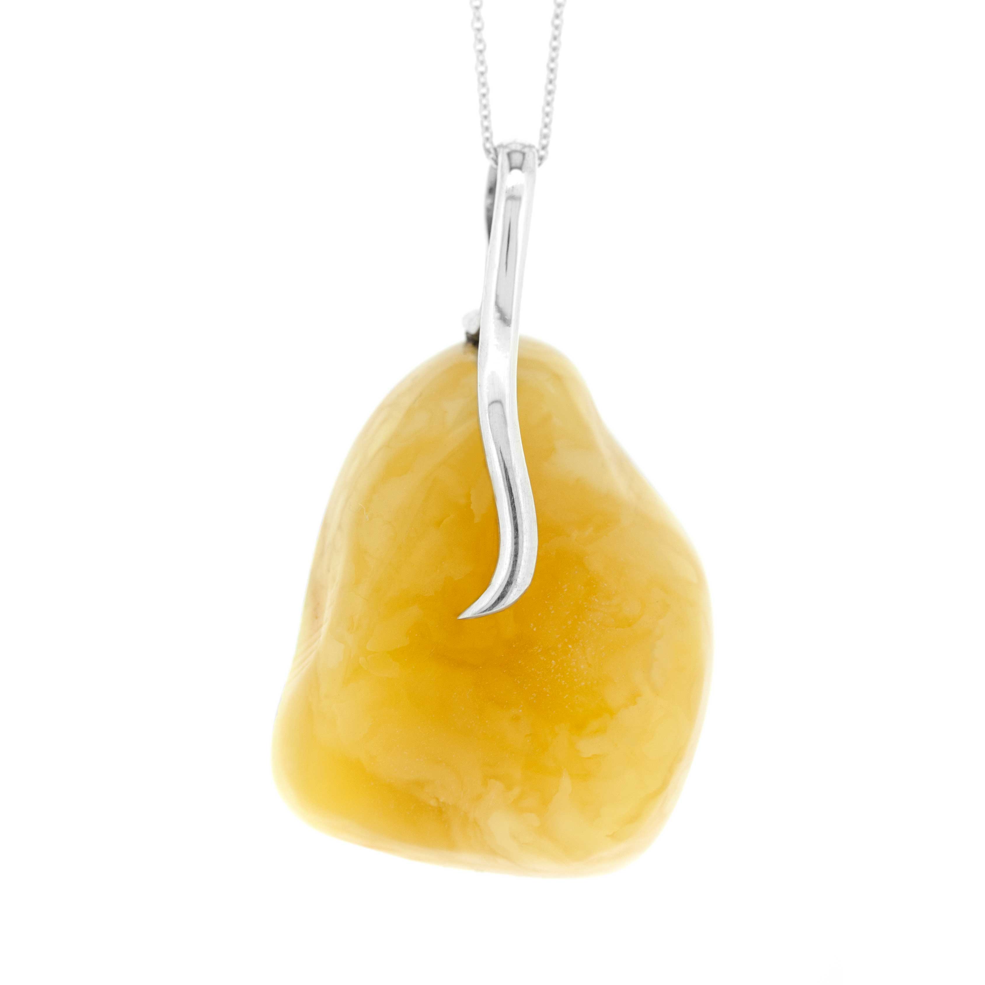 Bespoke Lemon Amber Pendant