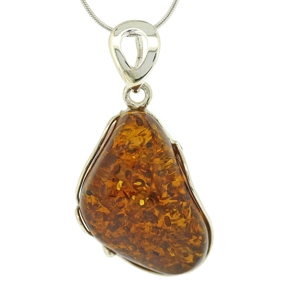 Bespoke Cognac Amber Pendant