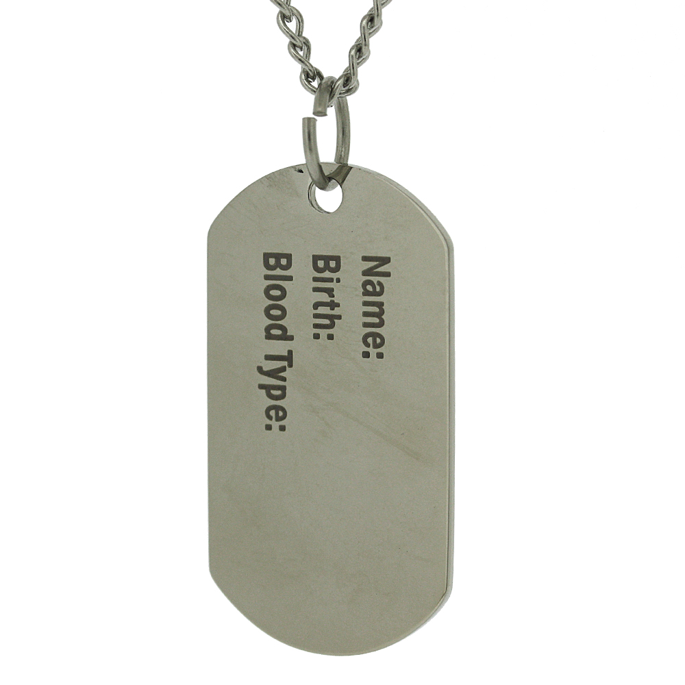 Nova Steel Dog Tag Pendant