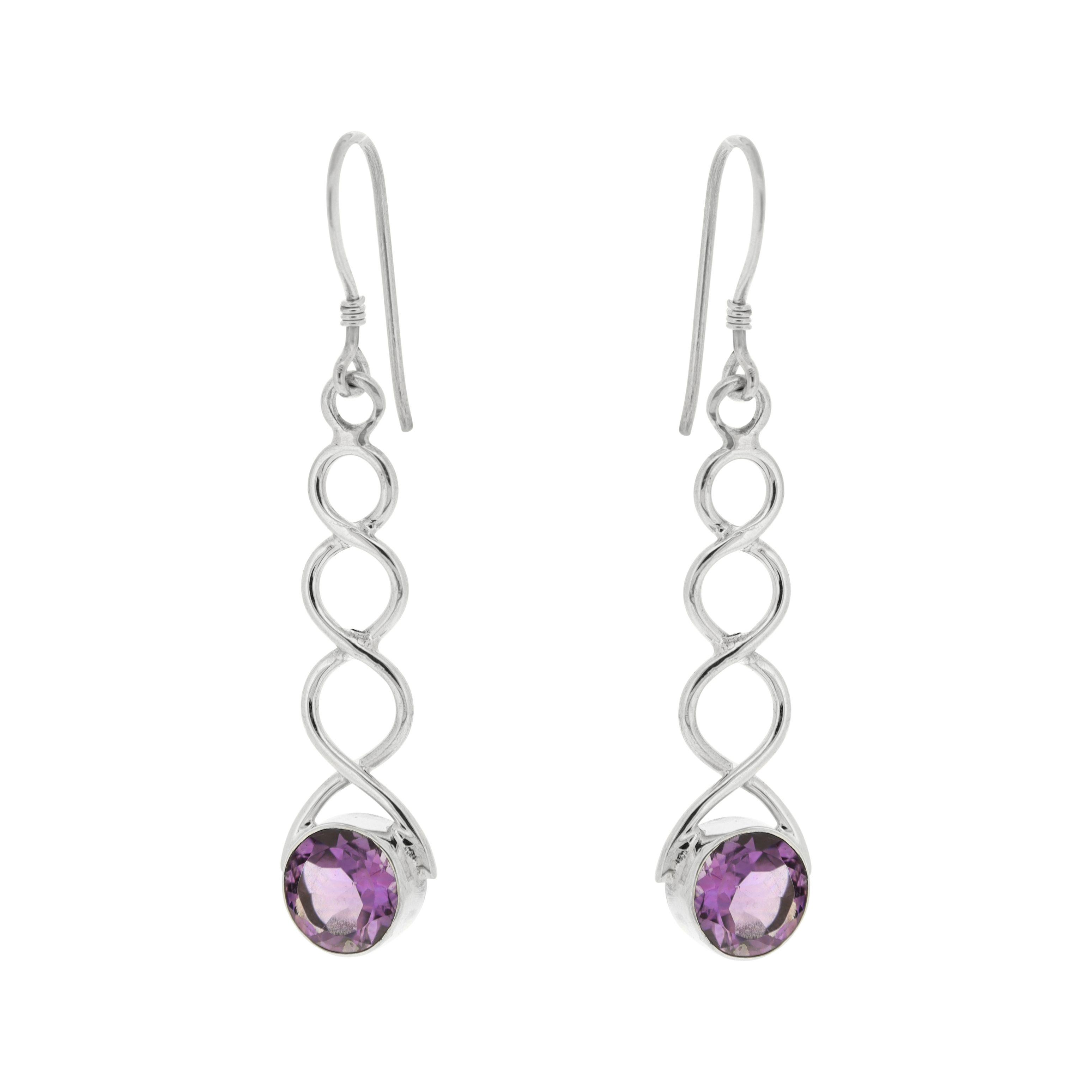 Bemine Long Twisted Earrings