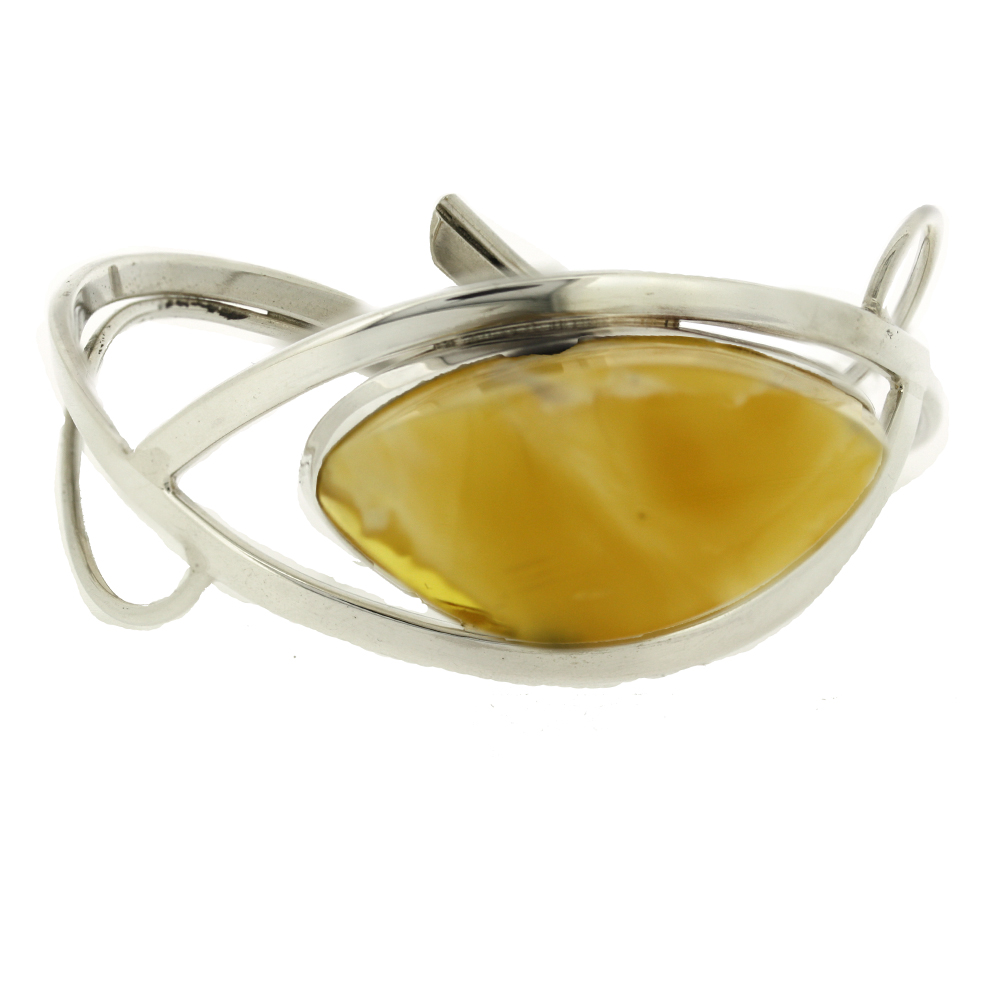 Bespoke Lemon Amber Cuff 