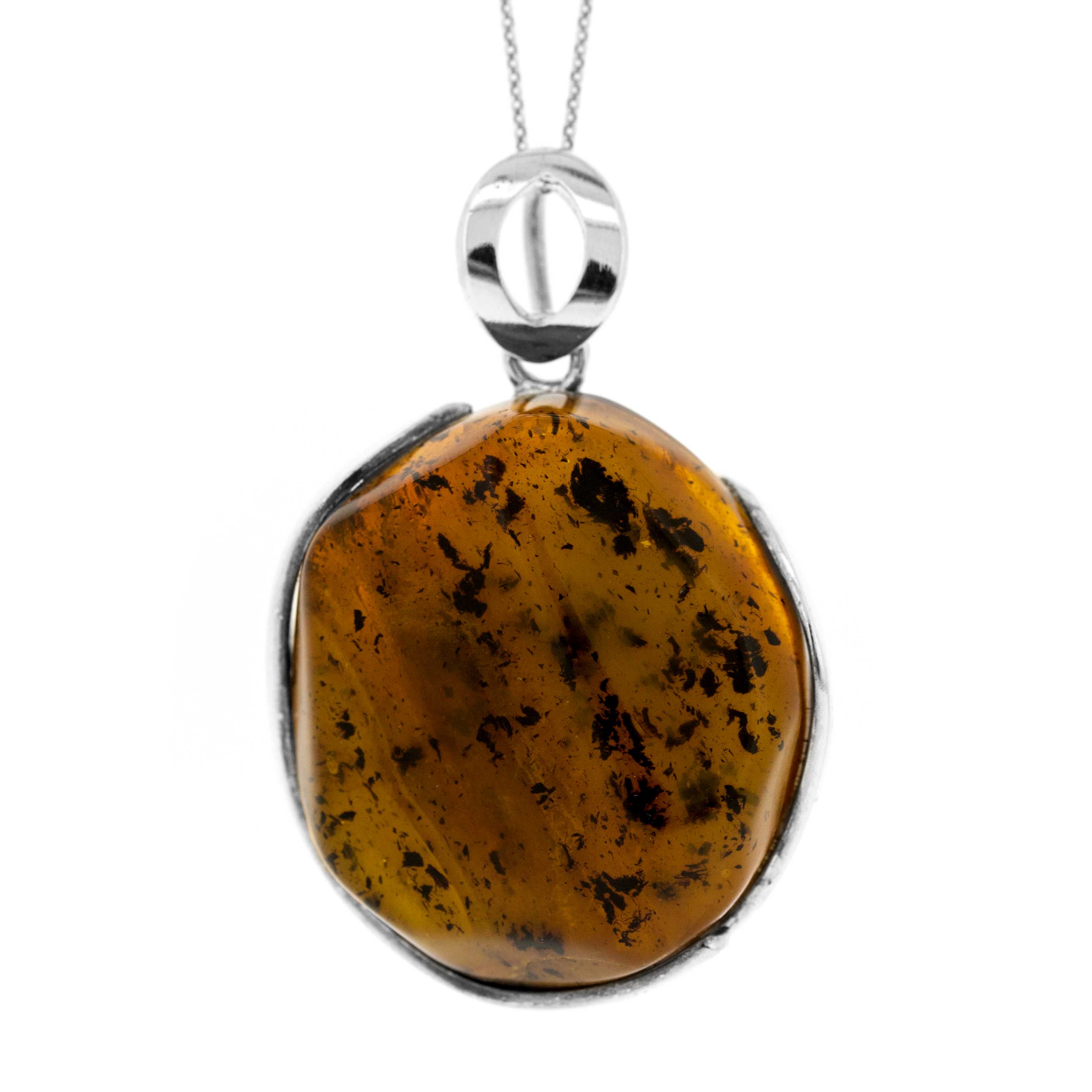 Bespoke Cognac Amber Pendant 