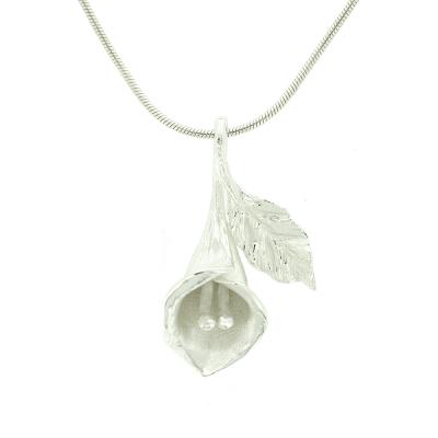 Silver Creation New Calla Lily Pendant 