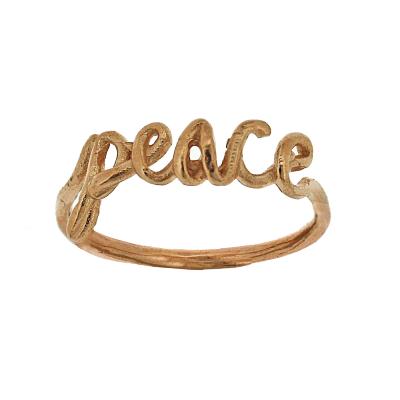 Silver Creation Inspiration Peace Ring