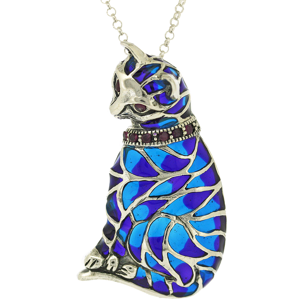 Enamels Cat Pendant