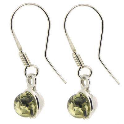 Amber Romance Small Drop Earrings