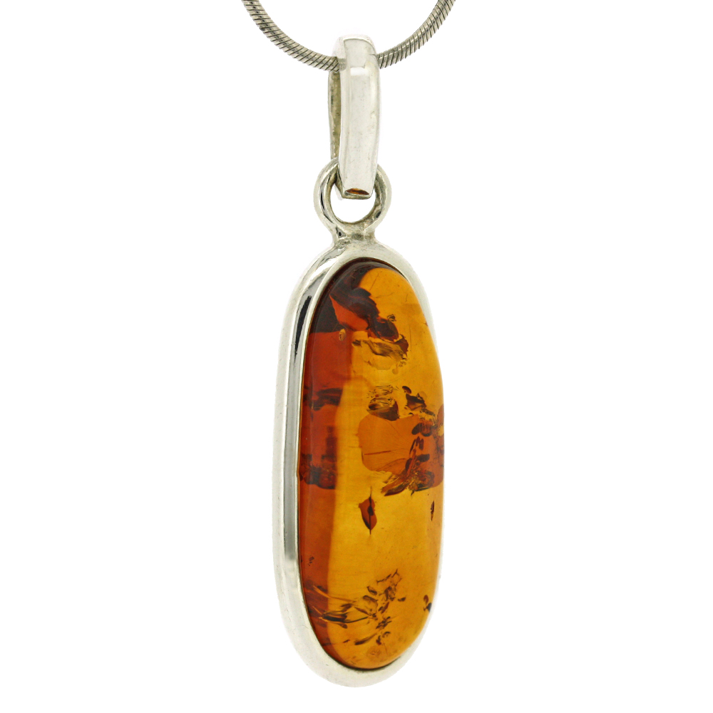 Bespoke Cognac Amber Pendant 