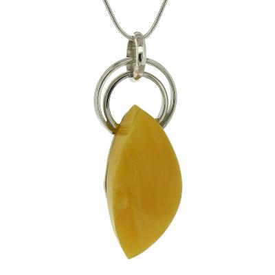 Bespoke Lemon Amber Pendant