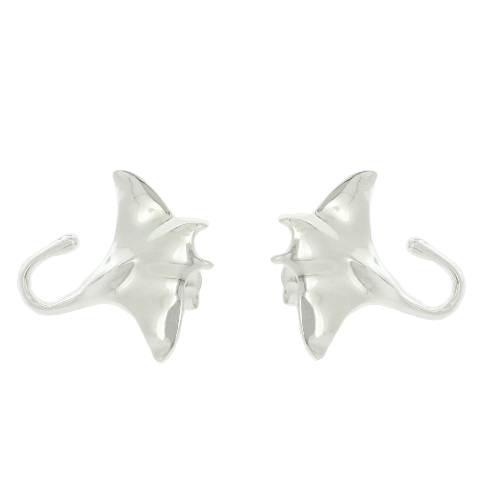 Creation Manta Ray Stud Earrings