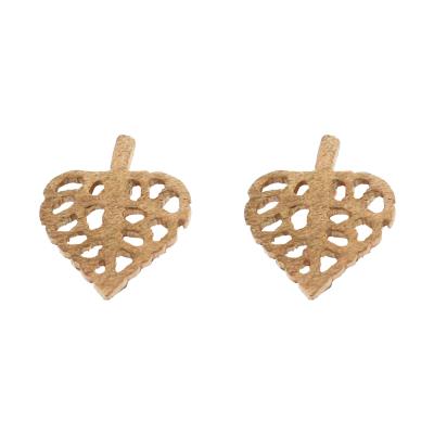 Silver Creation Love leaf Stud Earrings