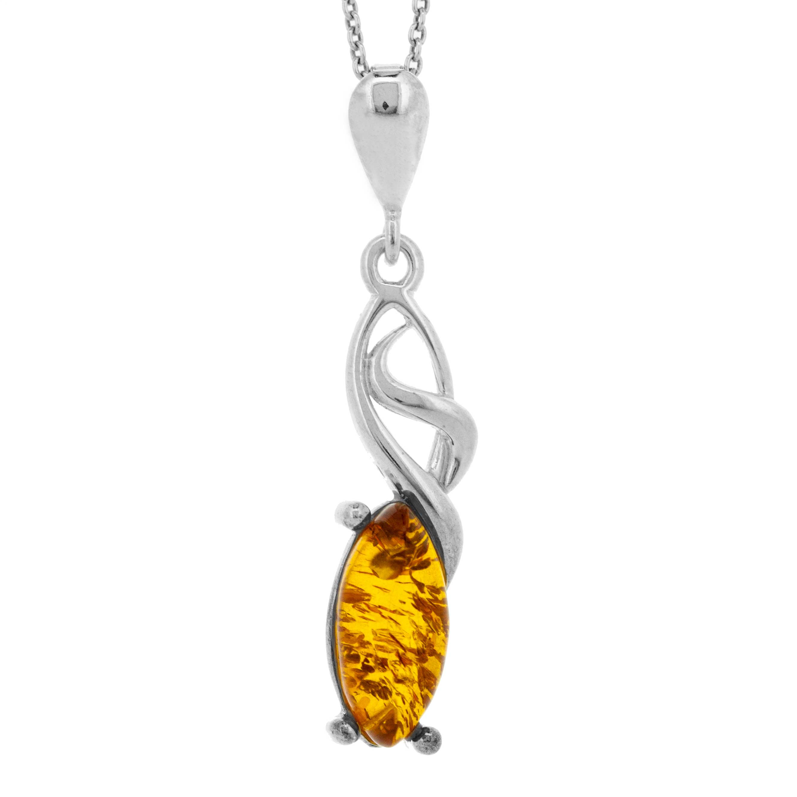 Classic Amber "Nouveau" Pendant